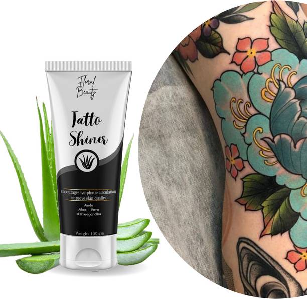 FLORAL BEAUTY Tattoo shining cream body lotion for perfect glow 25.2
