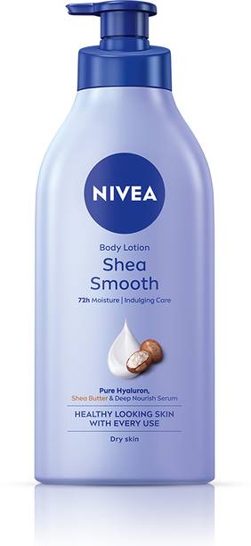 NIVEA Body Milk Big Shea Smooth, Moisturizer Lotion, Deep Moisture Serum, Shea Butter