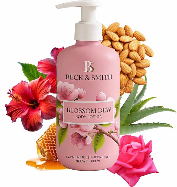 BECK AND SMITH Blossom dew moisturiser body lotion for men and women for normal to dry skin
