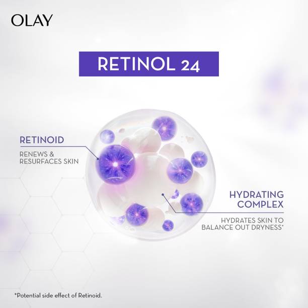 OLAY Retinol Night Cream with Retinol & Niacinamide,All skin types