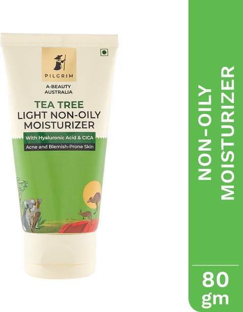 पिलग्रिम Tea Tree Non Oily Moisturizer with Hyaluronic Acid & CICA for Acne Skin