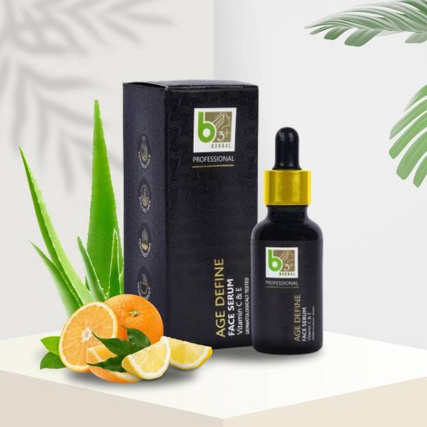 B3+ Herbal Age Define Face Serum with Vitamin C & E Anti-Ageing & Brightening Serum for Fine Lines