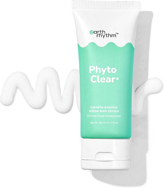 Earth Rhythm Phyto Clear Oil Free Moisturizer, for Oily & Acne Prone Skin, Reduce Redness