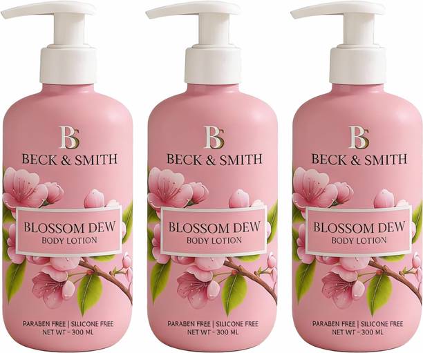 BECK AND SMITH Blossom dew moisturiser body lotion for men and women for normal to dry skin