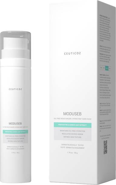 CEUTICOZ Moduseb Oil Free Moisturizer for Acne & Oily Skin With Pentavitin & Fucogel