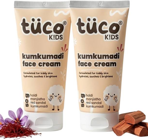 TuCo Kids Kumkumadi Face Cream | Infused Kumkumadi, Red Sandal Majistha & Turmeric