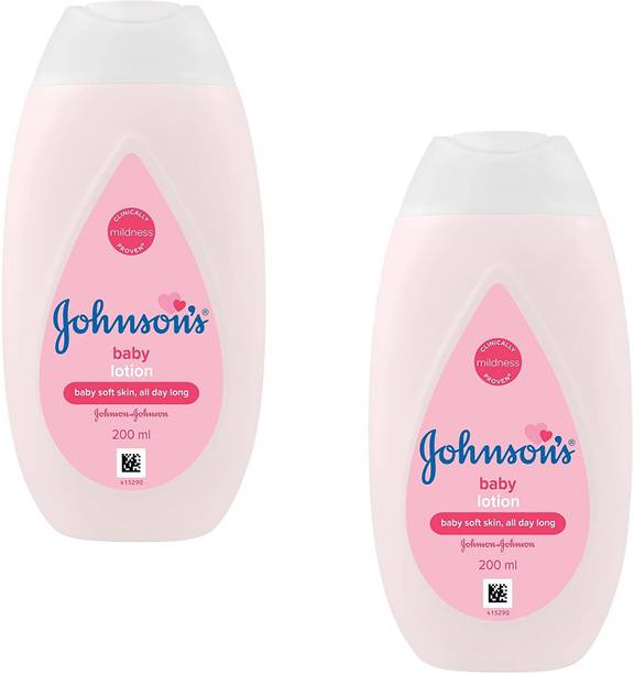JOHNSON'S Baby Lotion For Baby Soft Skin, 200ml (Pack of 2)