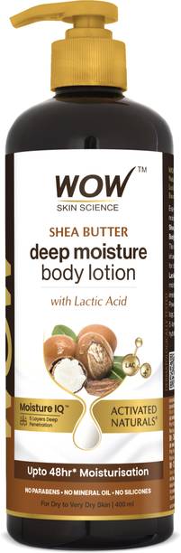 WOW SKIN SCIENCE Shea Butter With Lactic Acid Body Lotion