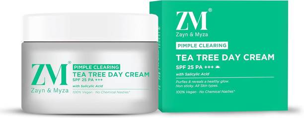 ZM Zayn & Myza Tea Tree Day Cream with SPF 25, Salicylic Acid, Reduces Acne & Pimples