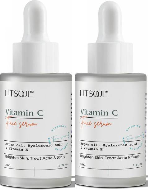 LITSOUL Vitamin c face serum- Reduce Dark Spots & Brightening Face (pack of 2)