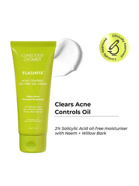 Conscious Chemist 2% Salicylic Acid Cream | Oily, Acne-Prone Skin | Non-Greasy & Acne Treatment