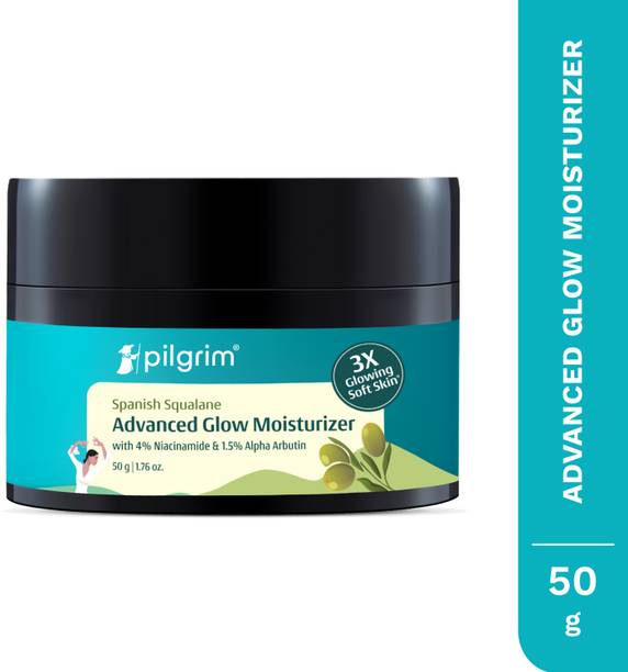 Pilgrim Squalane Vitamin C Moisturizer for Dry & Glowing Skin for Men & Women