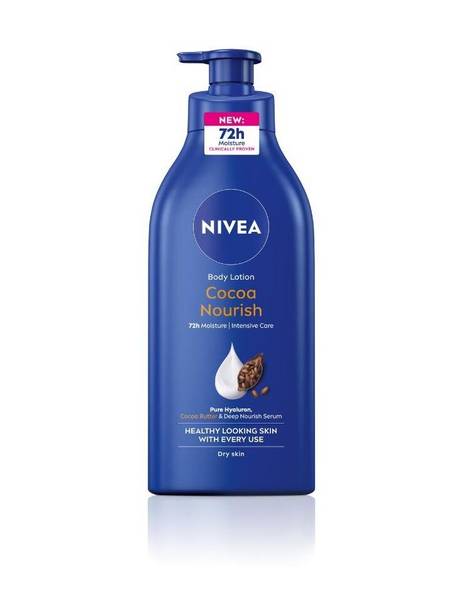NIVEA Cocoa Nourish, Moisturizer Body Lotion, Coconut Oil, Serum, Hyaluronic acid
