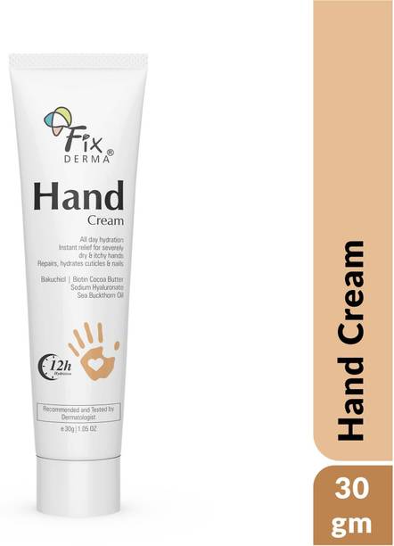 फिक्सडर्मा Hand Cream for Women & Men, Hand Cream with Cocoa Butter for Dry and Rough Hands