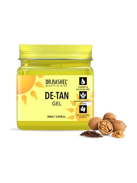 DR.RASHEL De-Tan Gel for Face & Body | Removes Sun Tan, Brightens Skin & Restores Tone