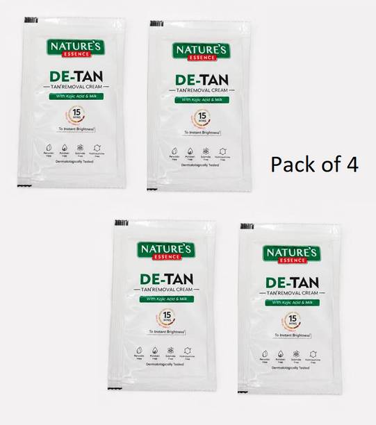 Nature's Essence De-tan Tan Removal Cream Pack of 4