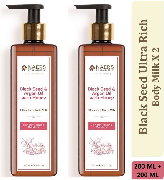 Kaers by Healthcrew Ultra Rich Body Milk Black Seed & Argan Oil