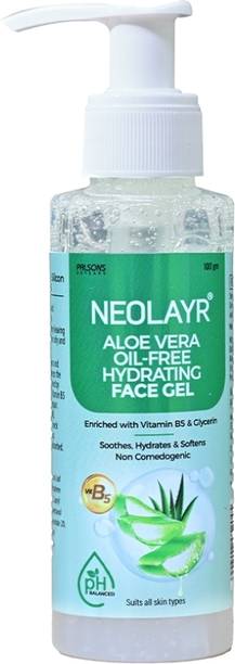 NEOLAYR Aloe Vera Oil-Free Hydrating Face Gel | For Oily and Acne Prone Skin | Daily Use