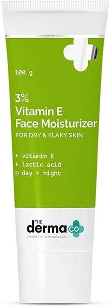 The Derma Co 3% Vitamin E Face Moisturizer With Vitamin E & Lactic Acid For Dry & Flaky Skin
