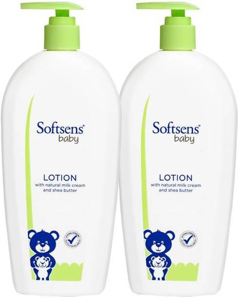 Softsens Baby Daily Moisturising Lotion with Natural Milk Cream | Pack of 2 X 400ml