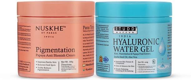 Nuskhe By Paras AM PM Pigmentation Combo | Hyaluronic Gel | Pigmentation Combo |100 ML Each