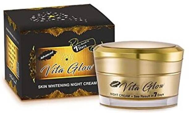 vita glow advanced skin whitening night cream face