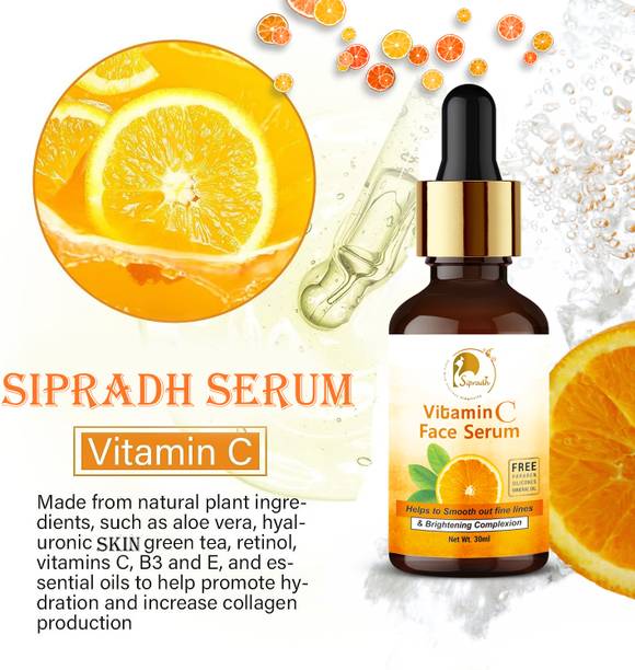 Sipradh Naturals Vitamin C Face Serum Professional Glow Girl Beauty, all skin face serum