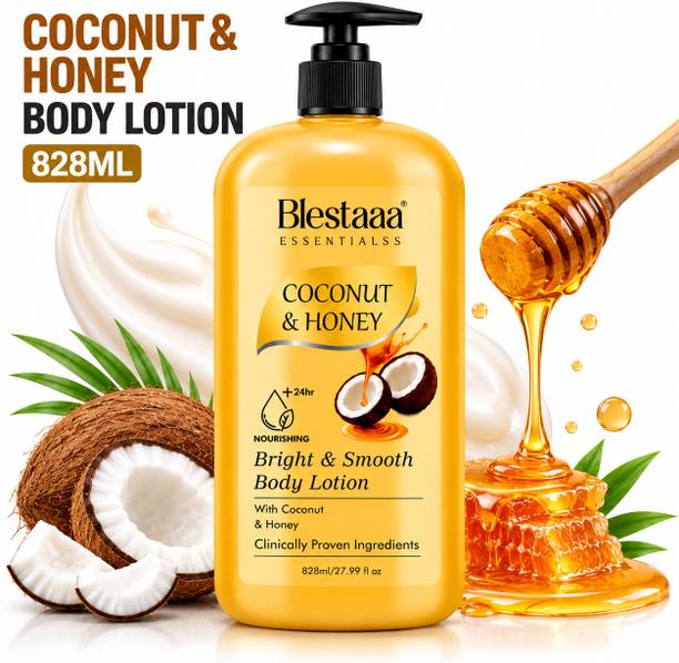 blestaaa essentialss Coconut Honey Body Lotion for Dry Skin, Moisture, Nourishment & Glow