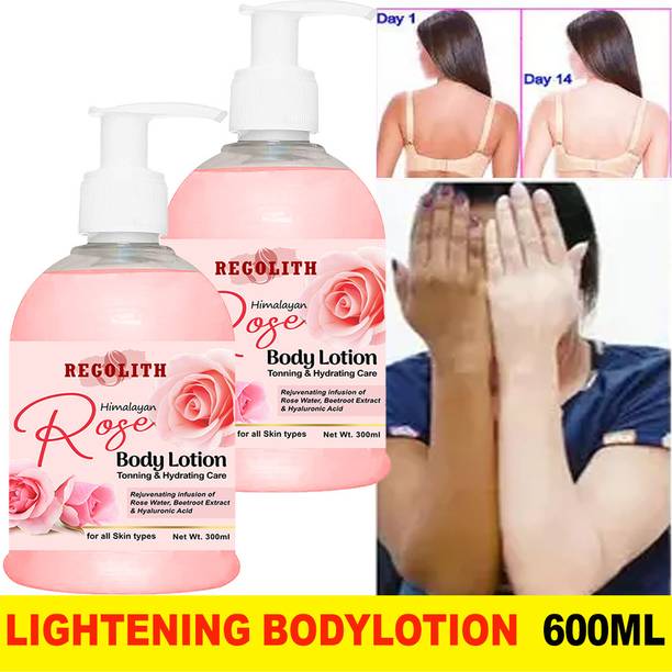 Regolith Sunscreen - SPF 50 PA+ Rose Body Lotion & Winter Body Lotion For Dry Skin