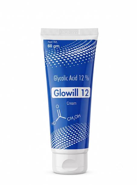 GLOWILL 12% Glycolic Acid Cream for Hyperpigmentation & Scars
