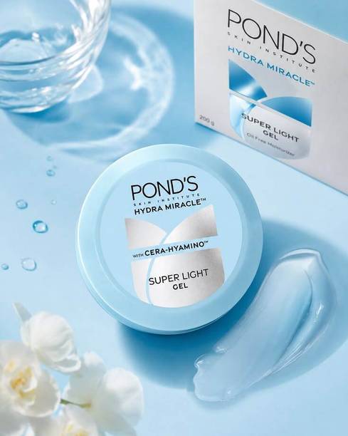 POND's SUPER LIGHT GEL OIL FREE FEEL FACE MOISTURIZER CREAM 25 GRAM 2PIECE.