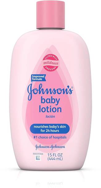 JOHNSON'S BABY LOTION NOURISHES BABY SKIN