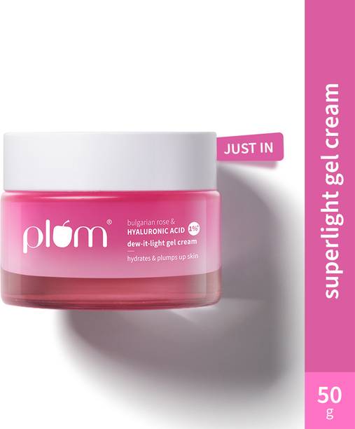 Plum 1% Hyaluronic Acid Dew It Light Gel Moisturizer | Oil-free, lasting hydration