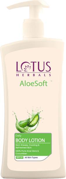 LOTUS HERBALS AloeSoft Daily Body Lotion SPF 20