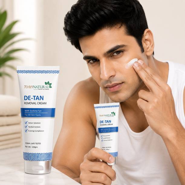 7 Days DE Tan Night Cream For Tan Removal Men Women