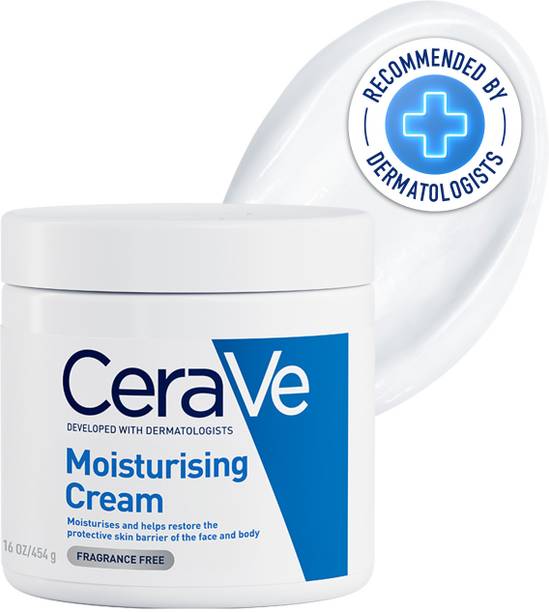 CeraVe Moisturizing Cream For Dry Skin with Ceramides, Dermatologist Recommended
