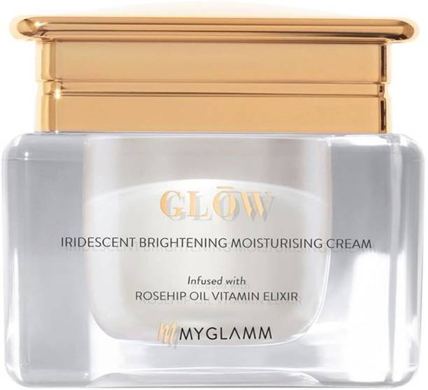 MyGlamm GLOW Iridescent Brightening Cream, With Rosehip Oil, Daily Moisturising for Face