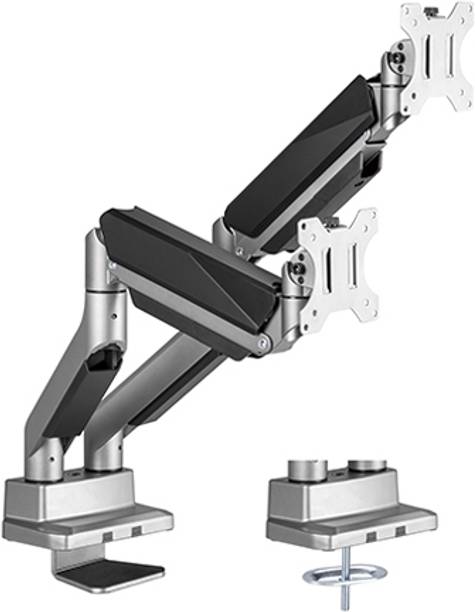 VSYS ECONOMY HEAVY-DUTY DUAL-MONITOR GAS SPRING MONITOR ARM For 17-35" TV Desk Mount Monitor Arm