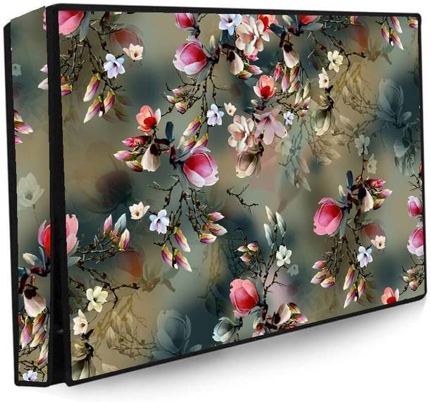 Wacky 43 Inch Led TV Cover Waterproof with Transparent Polyethene Layer for 43 inch Thomson, KODAK, Sony, Samsang, Mi Led TV Cover  - Led-43-K-Gry-Pnk-FL