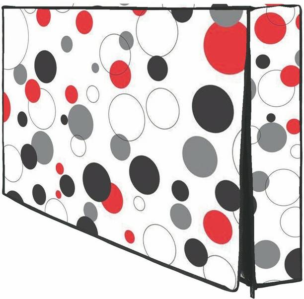 Wacky 43 Inch LED TV Cover WaterProof for 43 inch 43 Inch LED TV Cover Water Proof  - LED-43-RD-White-Circle