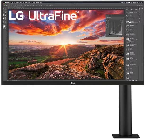 LG UltraFine 68.58 cm (27 inch) 4K Ultra HD IPS Panel HDR10, Ergonomic, USB Type-C Monitor (27UN880)