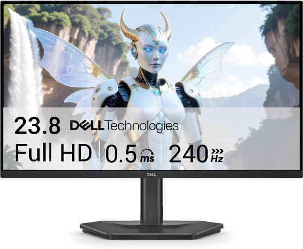 DELL 24 240Hz Adjustable Stand Monitor 60.96 cm (24 inch) Full HD IPS Panel Gaming Monitor (SE2426HGS- (1920 x 1080), 99% sRGB, Anti-Glare, Height, Swivel, Tilt, HDMI & DP)