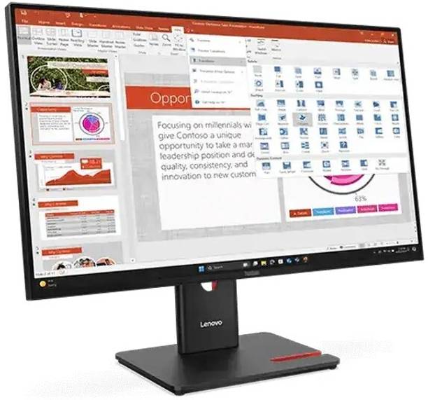 Lenovo 68.58 cm (27 inch) Full HD IPS Panel Monitor (T27-40)