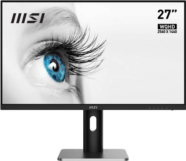 MSI 68.58 cm (27 inch) WQHD IPS Panel with eye-friendly technology, VESA-Mount Supported, Tilt/Swivel/Height/Pivot Adjustable Monitor (Pro MP273QP)