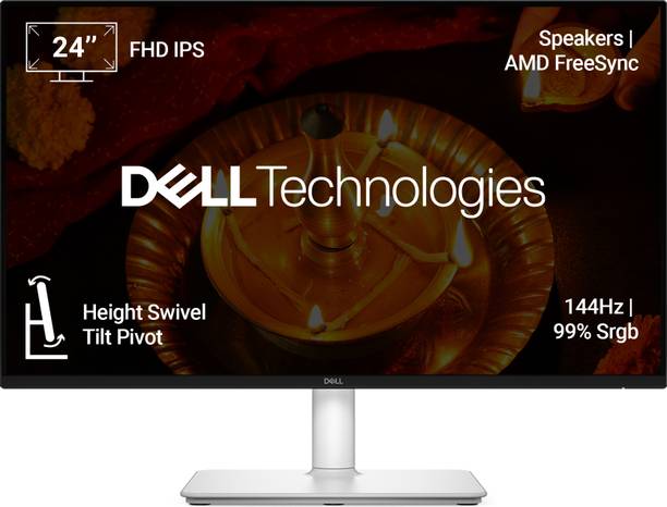 DELL S-Series 60.96 cm (24 inch) Full HD LED Backlit IPS Panel with 2xHDMI, Built-in 3W Dual Speakers, TÃœV Rheinland 4-Star Eye Comfort, Flicker-free Monitor (S2425HSM)