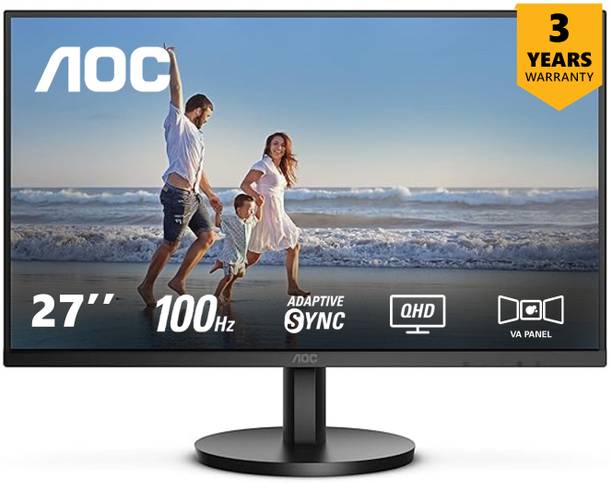 AOC 68.58 cm (27 inch) Quad HD LED Backlit VA Panel Monitor (Q27B3M2)