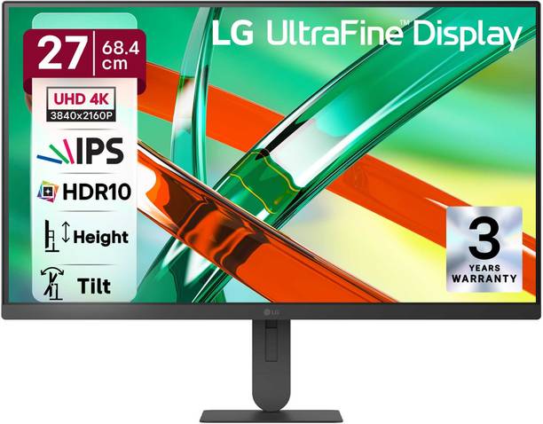 LG UltraFine 68.0 cm (27 inches) 4K Ultra HD IPS Panel Monitor (27U710B-BA / 27U710B-B)