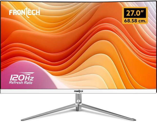 फ्रंटेक अल्टिमा सीरीज़ 68.58 cm (27 inch) कर्व्ड फुल HD LED बैकलिट VA पैनल मॉनिटर (MON-0085)