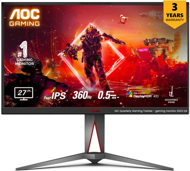 AOC 68.58 cm (27 inch) Full HD LED Backlit IPS Panel Gaming Monitor (AG275FS)