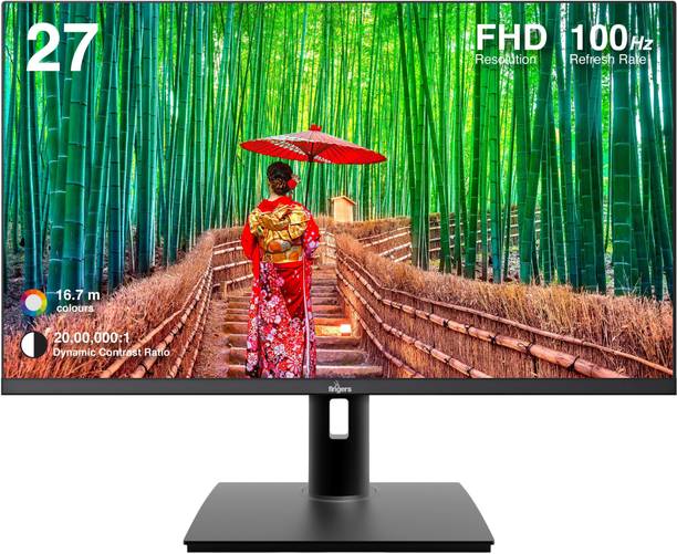 FINGERS 68.58 cm (27 inch) Full HD IPS Panel Monitor (Satin-2722 With Adjustable Stand)